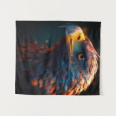 アート鳥 タペストリー (正面(横))