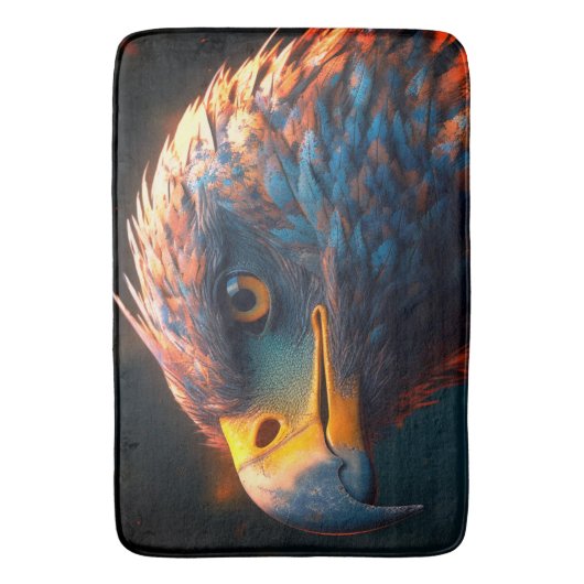 アート鳥 バスマット (正面縦)