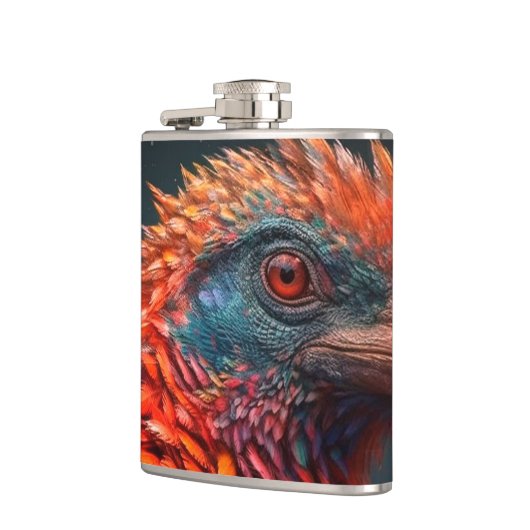 アート鳥 フラスク (左)