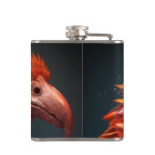 アート鳥 フラスク (裏面)