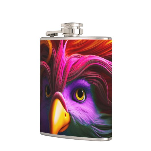 アート鳥 フラスク (左)