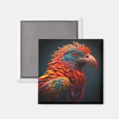 アート鳥 マグネット (正面/裏面)