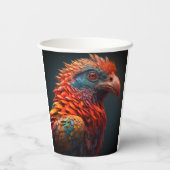 アート鳥 紙コップ (裏面)