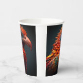 アート鳥 紙コップ (左)