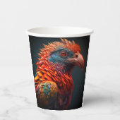 アート鳥 紙コップ (正面)