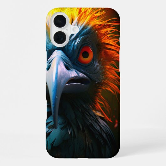 アート鳥 iPhoneケース (裏面)