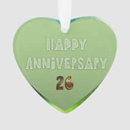 アート26結婚周年 オーナメント