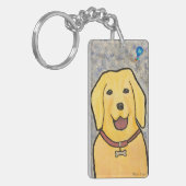 アート4リテラシー、ファンエティ読クスはおもしろいだ!キーホルダー キーホルダー (正面左)