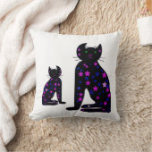 アート、かわいい猫クリップアート クッション (ブランケット)