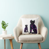 アート、かわいい猫クリップアート クッション (椅子)