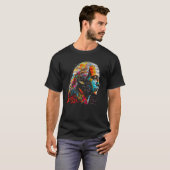 アート アントニオ・ヴィヴァルディ 作曲家 Tシャツ (正面フル)