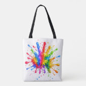 アート アーティスト 画家 カラフル 絵画  トートバッグ (裏面)