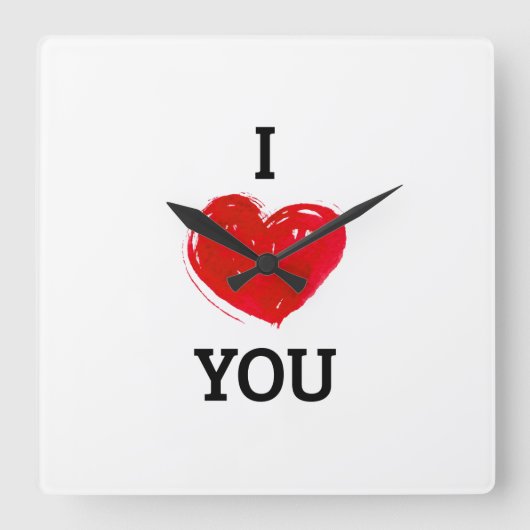 アート&ウォールデコル>時計 スクエア壁時計 (正面)