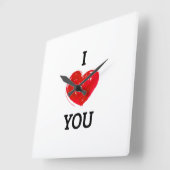 アート&ウォールデコル>時計 スクエア壁時計 (傾斜)