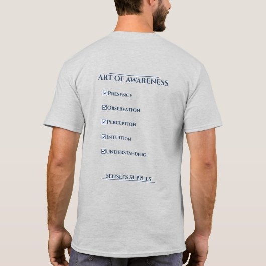 アート・オブ・アウェアネス Tシャツ (裏面)