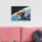 アート・オブ・ウィスキー:宇宙にて (絵画 No. 2) キャンバスプリント (インサイチュ (リビング))