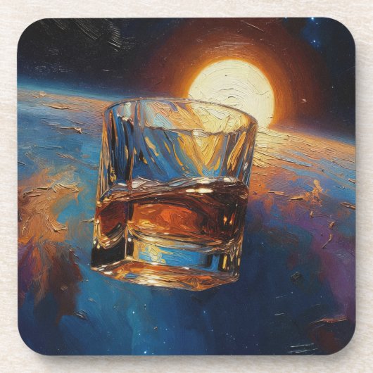 アート・オブ・ウィスキー:宇宙にて (絵画 No. 5) コースター (正面)