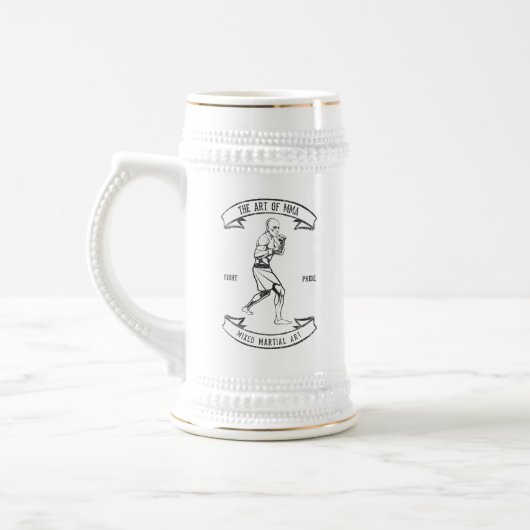 アート・オブ・mma混合武術・アーツ ビールジョッキ (左)