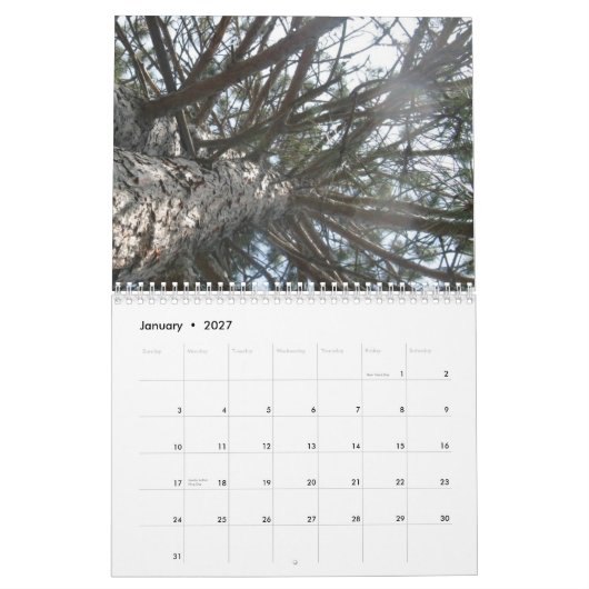 アート カレンダー (1月 2027)