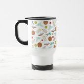 アート&クラフツをテーマにしたマグカップ トラベルマグ (左)