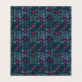 アート&クラフツフローラルネッサンス 名刺 (内部フラット)