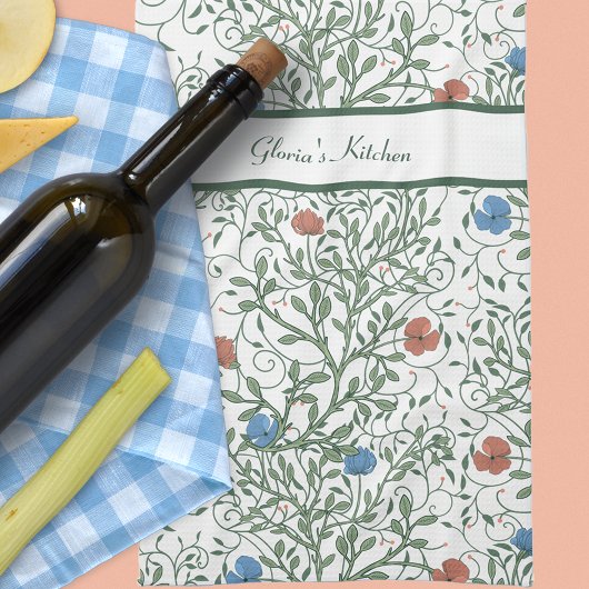 アート&クラフツポピー キッチンタオル