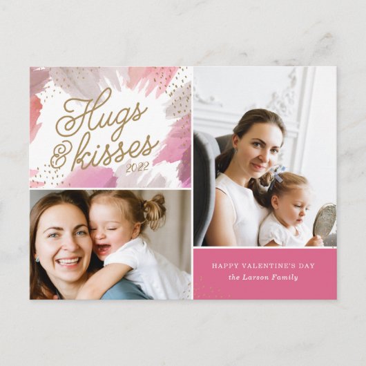 アート&クラフツ写真バレンタイン葉書 シーズンポストカード (正面)