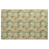 アート&クラフツ鳥花パターンby Voysey ファブリック (ヤード)