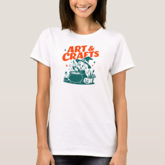 アート クラフト 魔女 ハロウィンポーション グラフィック Tシャツ