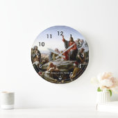 アート·クリスチャン·山素晴らしの説絵画教 ラージ壁時計 (ホーム)