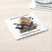 アート・ゴードン・セッター ペーパーコースター (アングル)