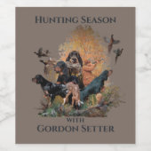 アート・ゴードン・セッター ワインラベル (シングルラベル)