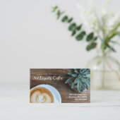 アート&サクキュレントロイヤリティコーヒーパンチカード ロイヤリティカード (スタンド正面)