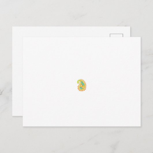 アート, サークル, イベント, フラワーデザイン, フォント, モチーフ, パ ポストカード (正面/裏面)