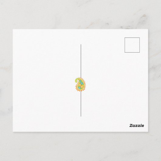 アート, サークル, イベント, フラワーデザイン, フォント, モチーフ, パ ポストカード (裏面)