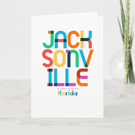 アート·ジャクソンビル·フロリダ·ミッド·センチュポップ・アートのリー カード (正面)