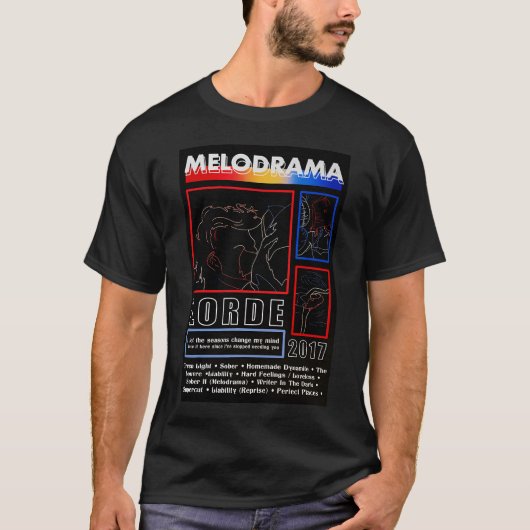 アート チケット コンサート Tシャツ (正面)