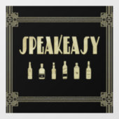 アート・デコが20の話者禁止を叫ぶ ウィンドウサイン (シート)