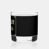 アート・デコが20の話者禁止を叫ぶ ウイスキーグラス (左)