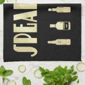 アート・デコが20の話者禁止を叫ぶ キッチンタオル (折り畳み)