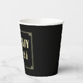 アート・デコが20の話者禁止を叫ぶ 紙コップ (左)