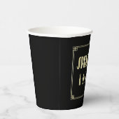 アート・デコが20の話者禁止を叫ぶ 紙コップ (右)