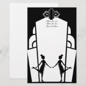 アート – デコフラッパー 便箋 (正面/裏面)