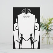 アート – デコフラッパー 便箋 (スタンド正面)