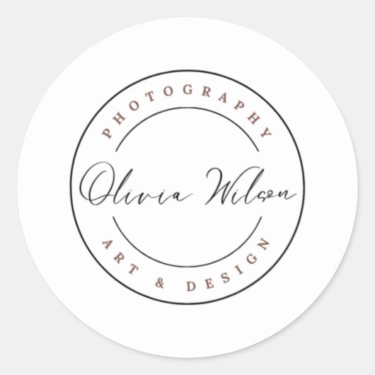 アート&デザインシール ラウンドシール (正面)