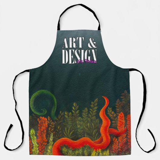 アート&デザインバイサーシャ エプロン (正面)