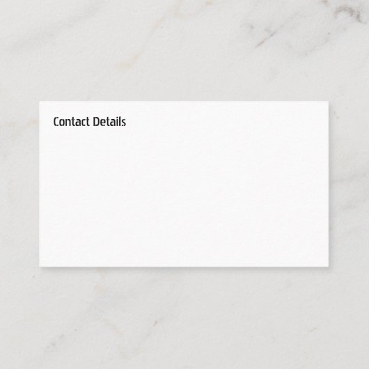 アート&デザイン名刺 名刺 (裏面)