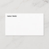 アート&デザイン名刺 名刺 (裏面)