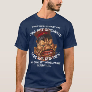 アート ドライブウェイ トランプ ハウス ペイント オリジナル Tシャツ