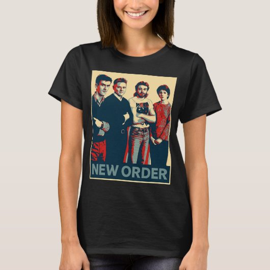 アート - ニュー・オーダー Tシャツ (正面)